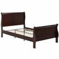 Lit en bois massif Marron foncé 200x160 cm