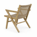 Chaise en Bois de Teck et Corde Tressée Beige