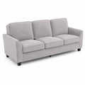 Canapé 3 places en tissu gris clair